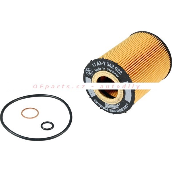 Originál 11427542021 Olejový filtr pro BMW / MINI E60-61 E63-64 E65-66 E70