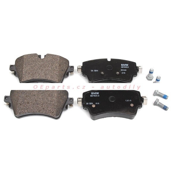 Originál 34106874034 Sada brzdových destiček, kotoučová brzda pro BMW / MINI F45-46 MINI F55 F56 F57 F54