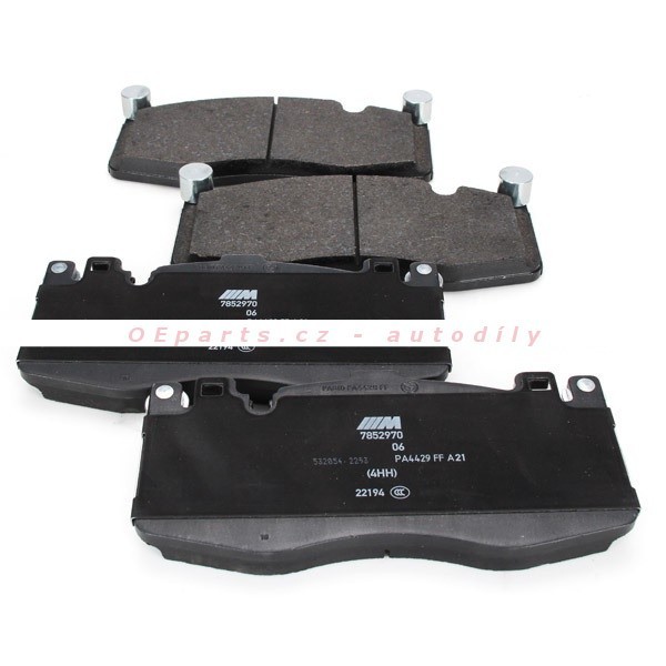 Originál 34117852969 Sada brzdových destiček, kotoučová brzda pro BMW / MINI X5 M F85/ X6 M F86