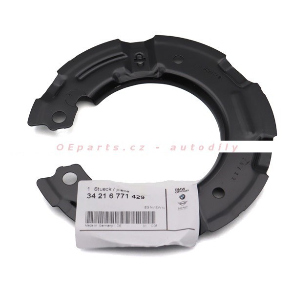 Originál 34216771429 Splash Guard, brake disc pro BMW / MINI E87 F20 F22 E90-93 F30 F32